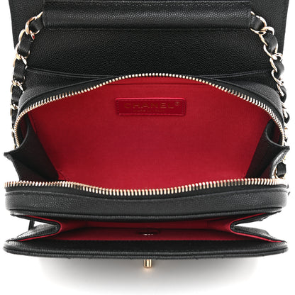 Chanel Caviar Quilted Like A Wallet Flap Black 5 of 10