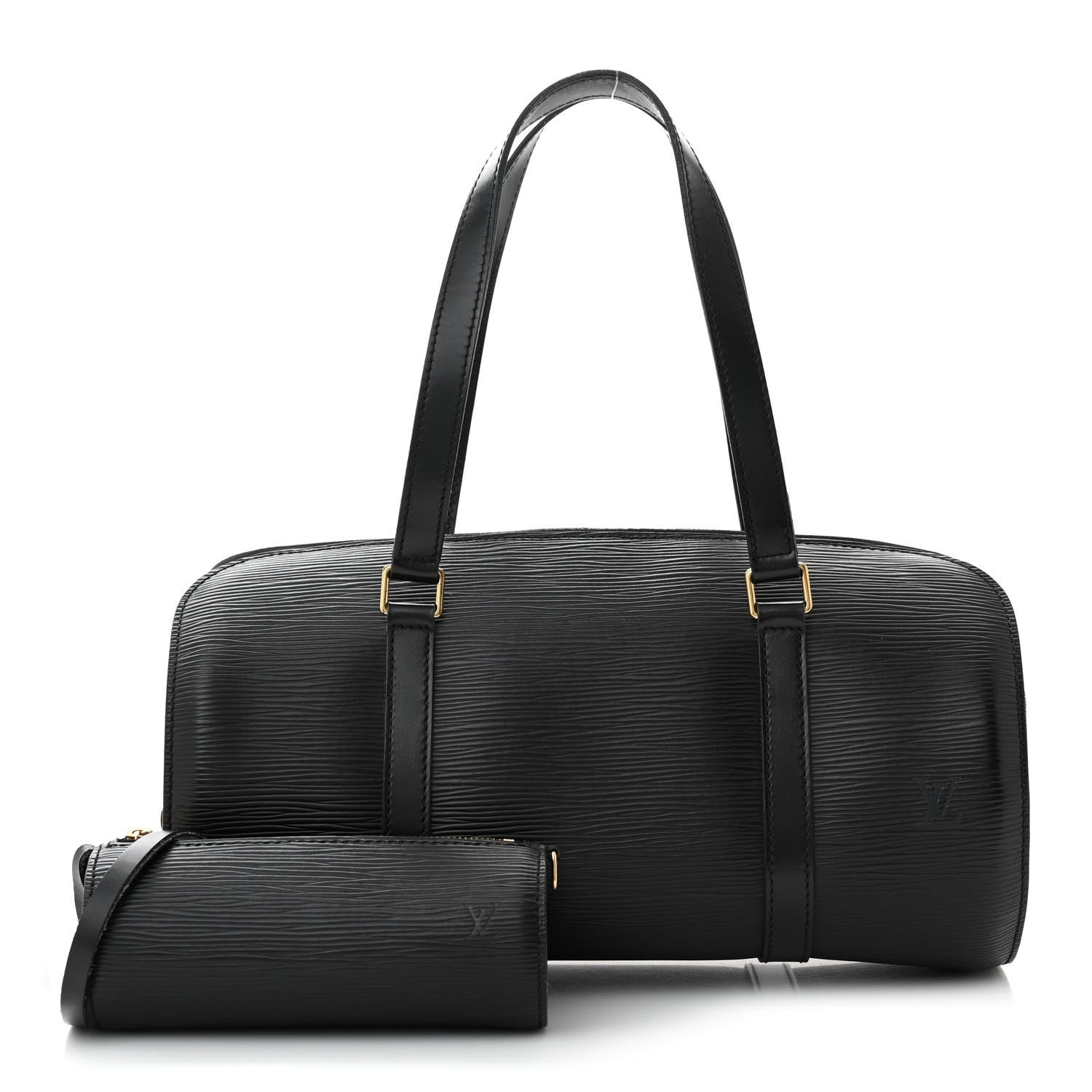 Louis Vuitton Epi Soufflot Black 3 of 11