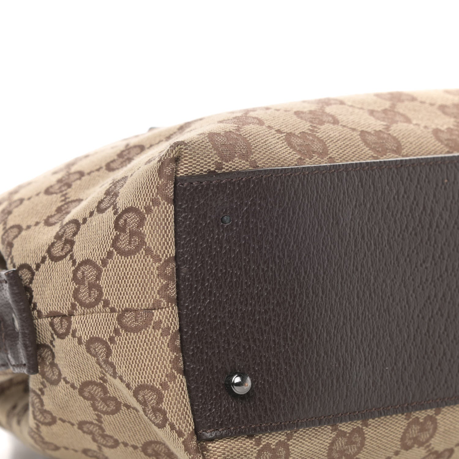 Gucci Monogram Small Boston Dark Brown 4 of 4