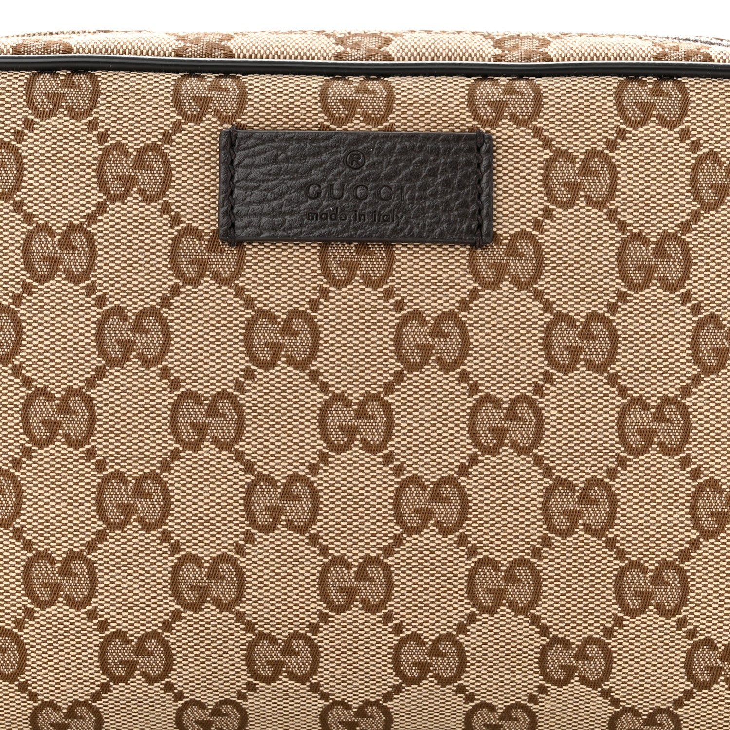 Gucci Monogram Belt Bag Dark Brown 8 of 10