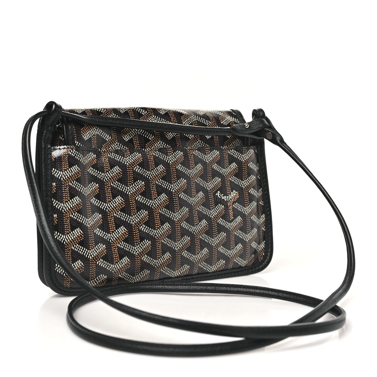 Goyardine Plumet Wallet Clutch Black