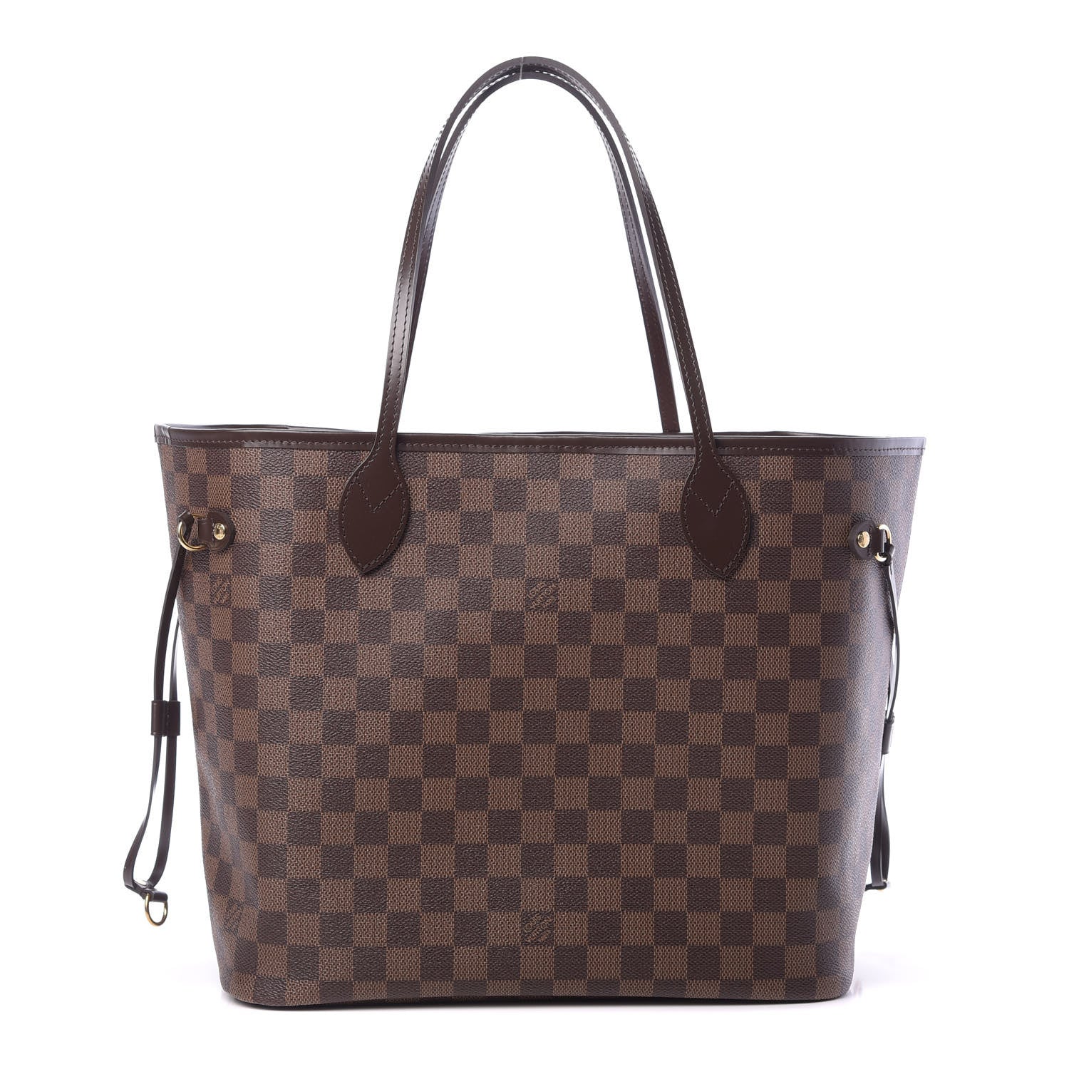 Louis Vuitton Damier Ebene Neo Neverfull MM Rose Ballerine 3 of 11