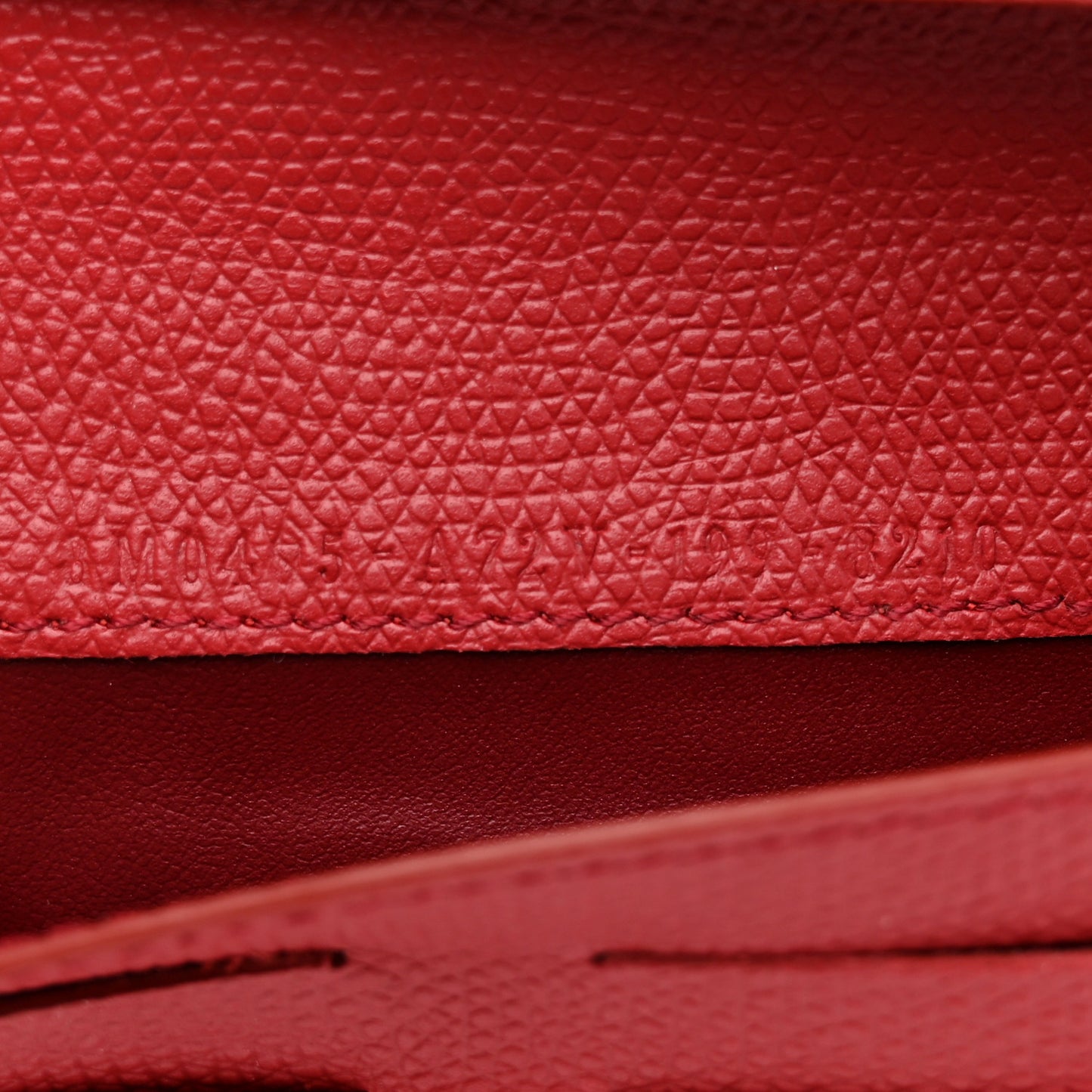 Nappa FF 1974 Embossed Zip Pouch Wallet Fragola