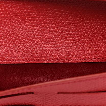Fendi Nappa FF 1974 Embossed Zip Pouch Wallet Fragola 7 of 12