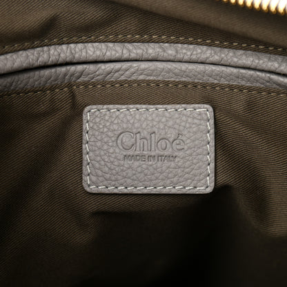 Chloe Calfskin Medium Marcie Satchel Cashmere Grey 6 of 10