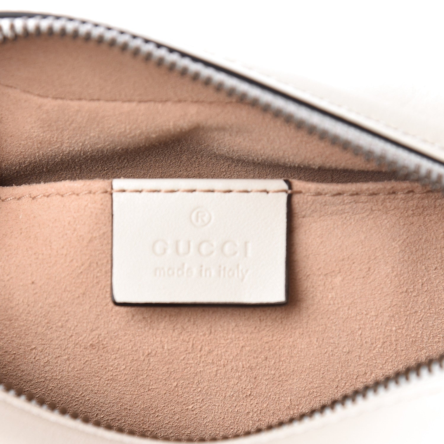 Gucci Calfskin Matelasse Small GG Marmont Chain Shoulder Bag White 6 of 10