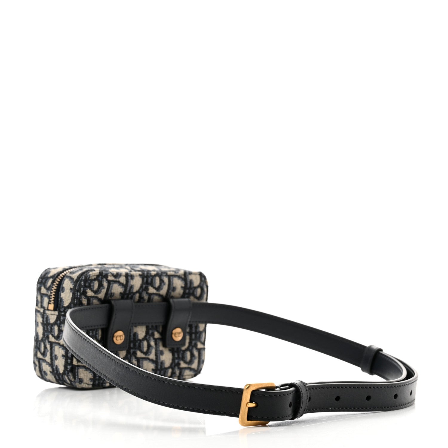 Christian Dior Oblique Belt Pouch Blue 3 of 8