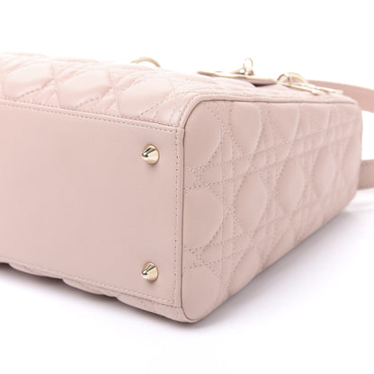 Christian Dior Lambskin Cannage Medium Lady Dior Pink 6 of 9