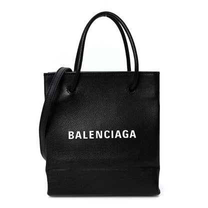 Balenciaga Calfskin Logo XXS Shopping Tote Black 1 of 9