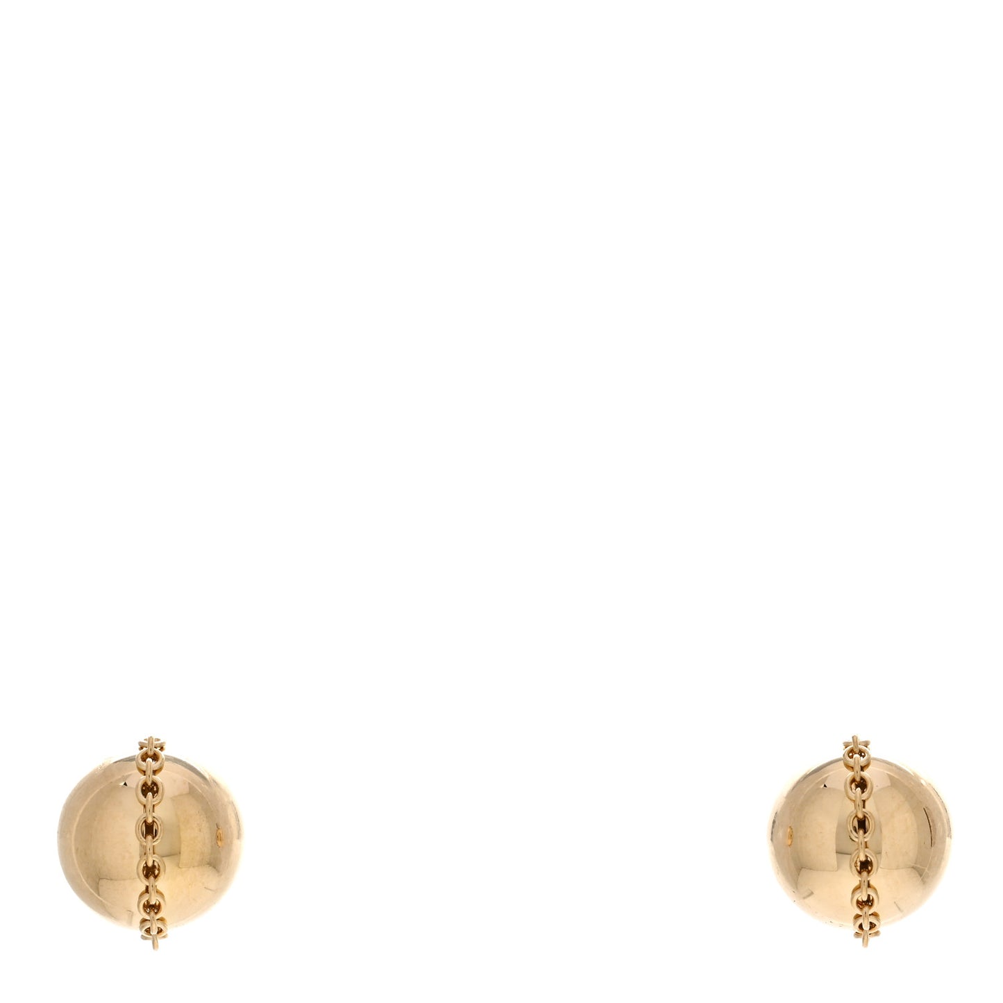 18K Yellow Gold HardWear Bolt Ball Earrings