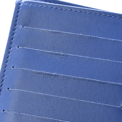 Chanel Caviar Quilted Studded CC Medium Flap Wallet Blue 11 of 13