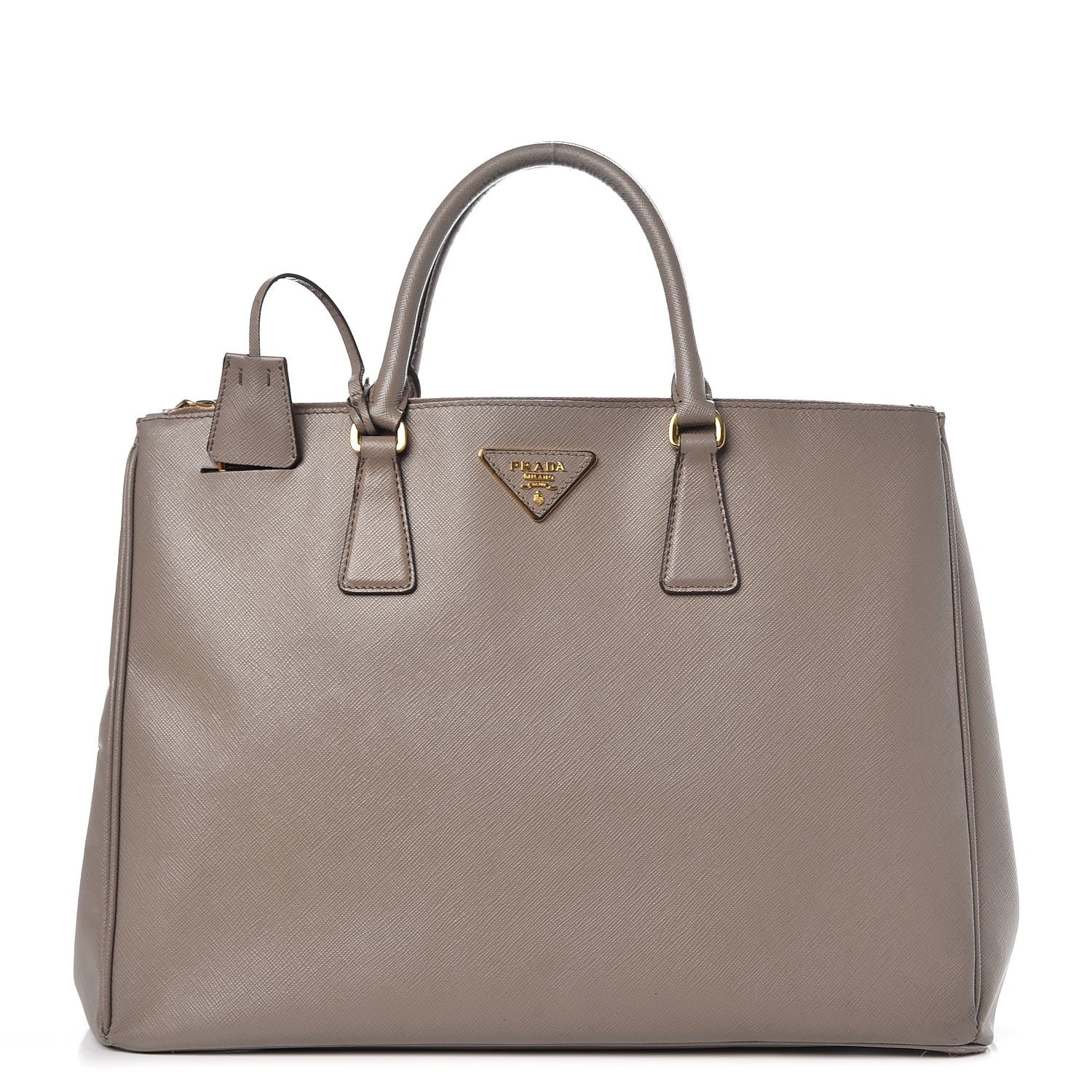 Prada Saffiano Large Galleria Double Zip Tote Argilla 1 of 14