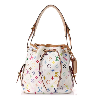 Louis Vuitton Monogram Multicolor Petit Noe White 1 of 11