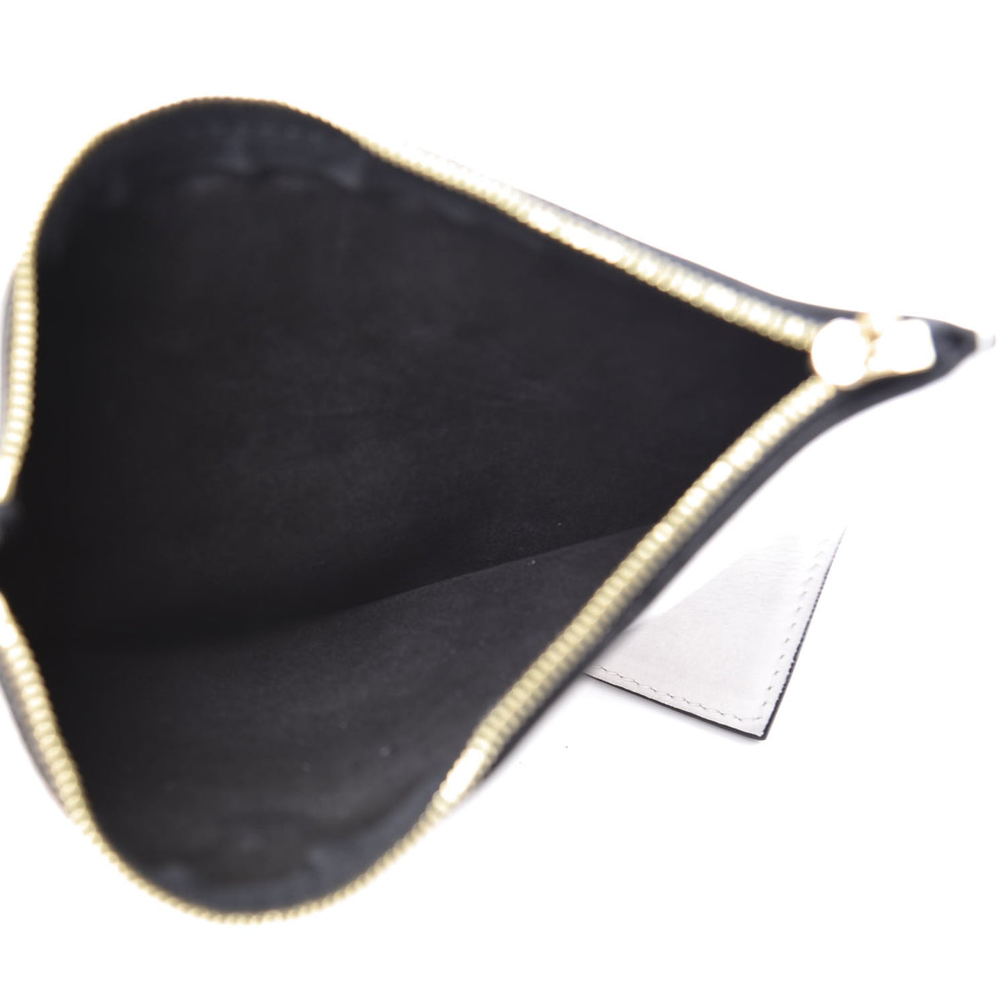 Grained Calfskin Medium Horizontal Cabas Phantom Black White