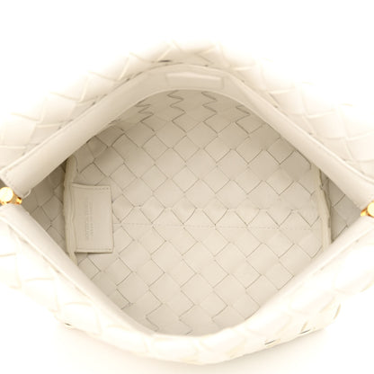 Bottega Veneta Nappa Intrecciato Tie Shoulder Bag White 5 of 9