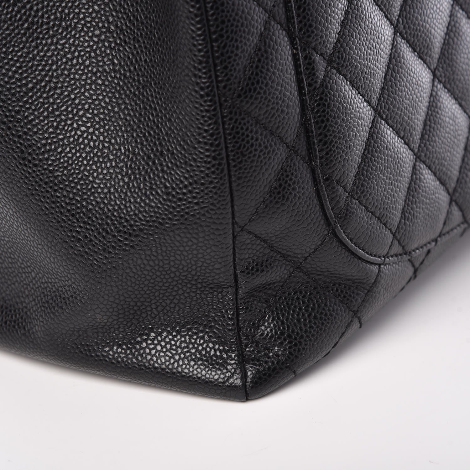 Chanel Caviar Quilted Grand Shopping Tote GST Black 9 of 12