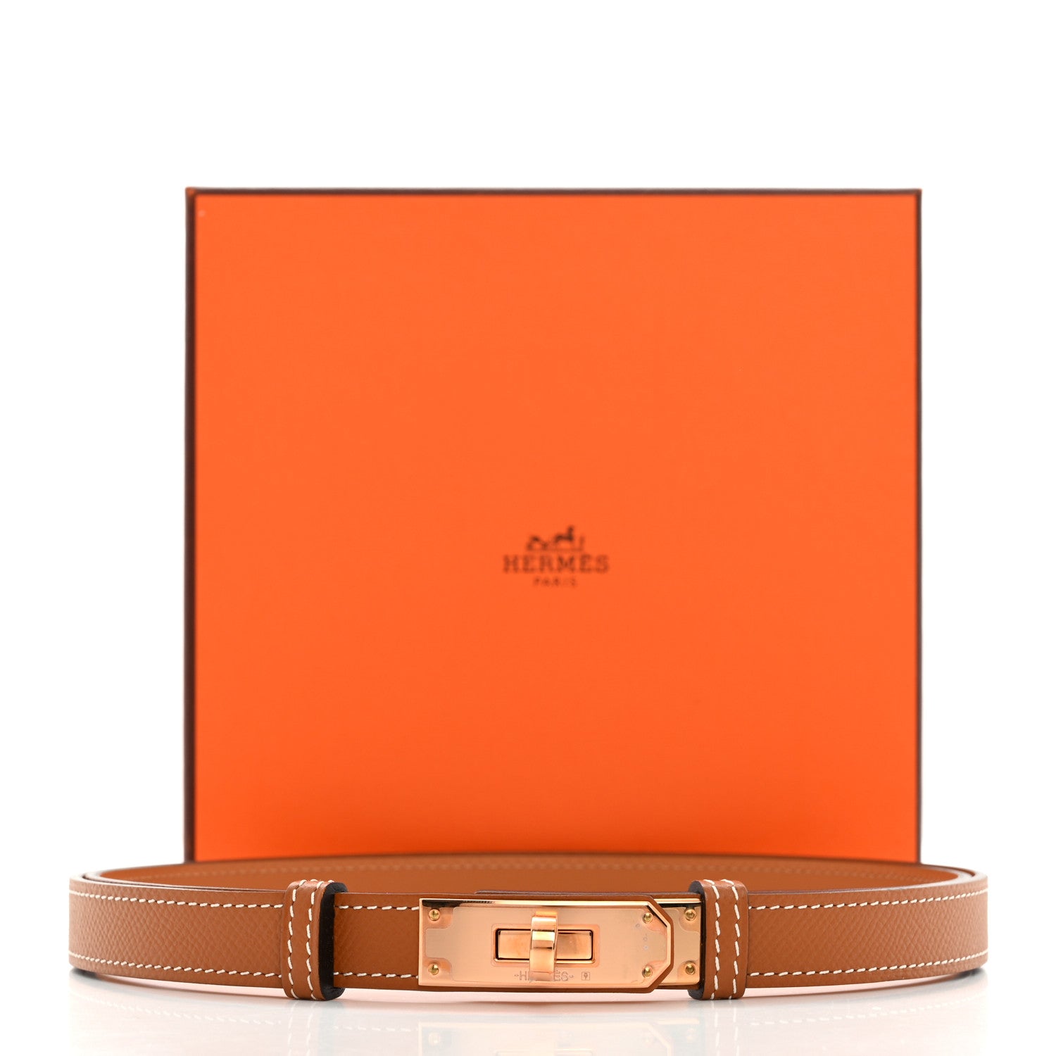 Hermes Epsom Kelly Belt Gold 4 of 4