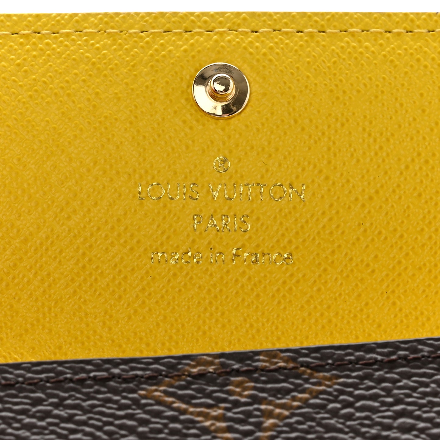 Monogram 4 Key Multicles Holder Jaune