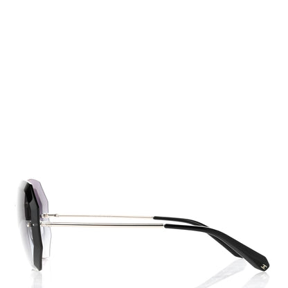 Chanel Metal Spring Round Sunglasses 4220 Silver 3 of 6