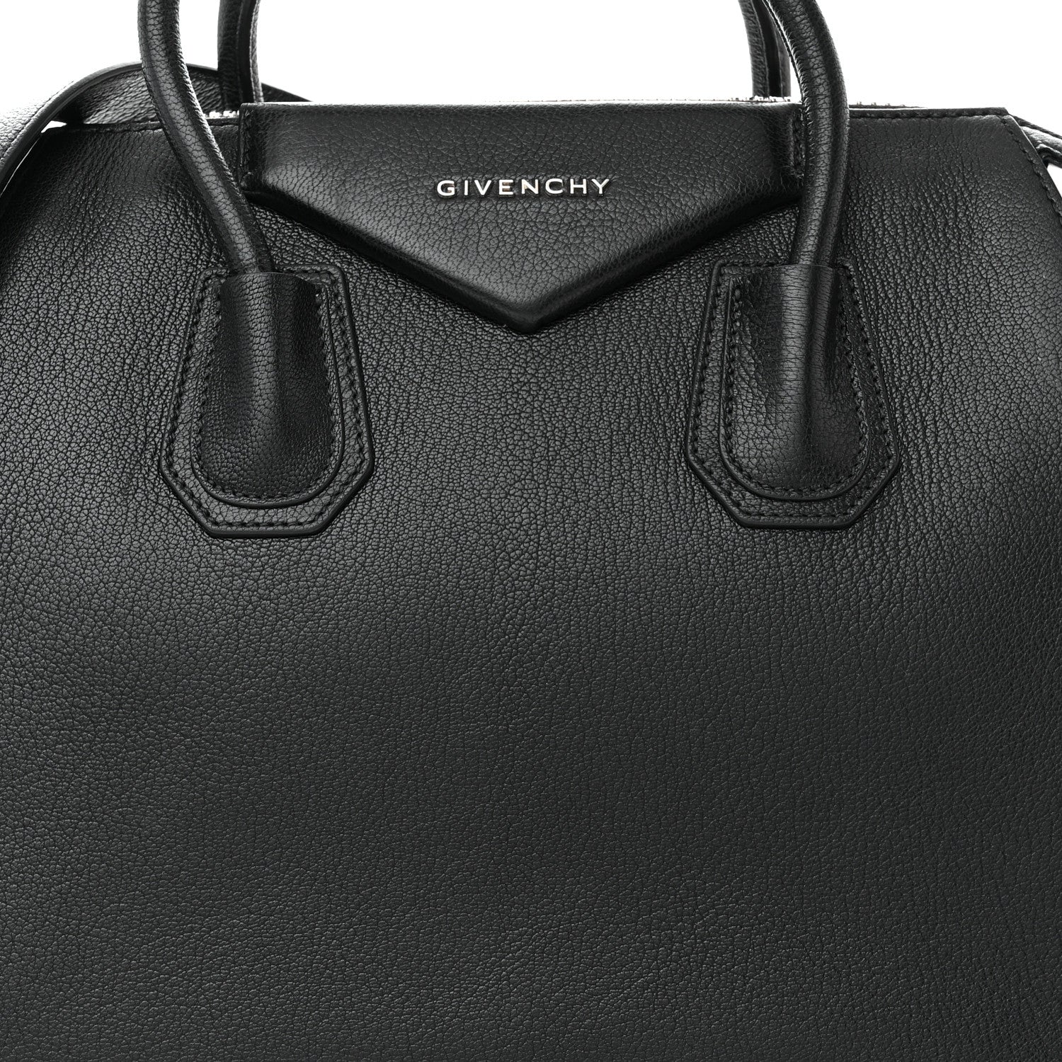 Givenchy Sugar Goatskin Woven Medium Antigona Black White 8 of 12