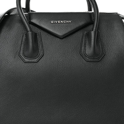Givenchy Sugar Goatskin Woven Medium Antigona Black White 8 of 12