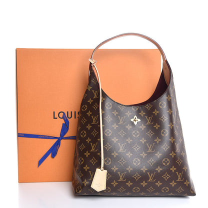 Louis Vuitton Monogram Flower Hobo Beige 9 of 9