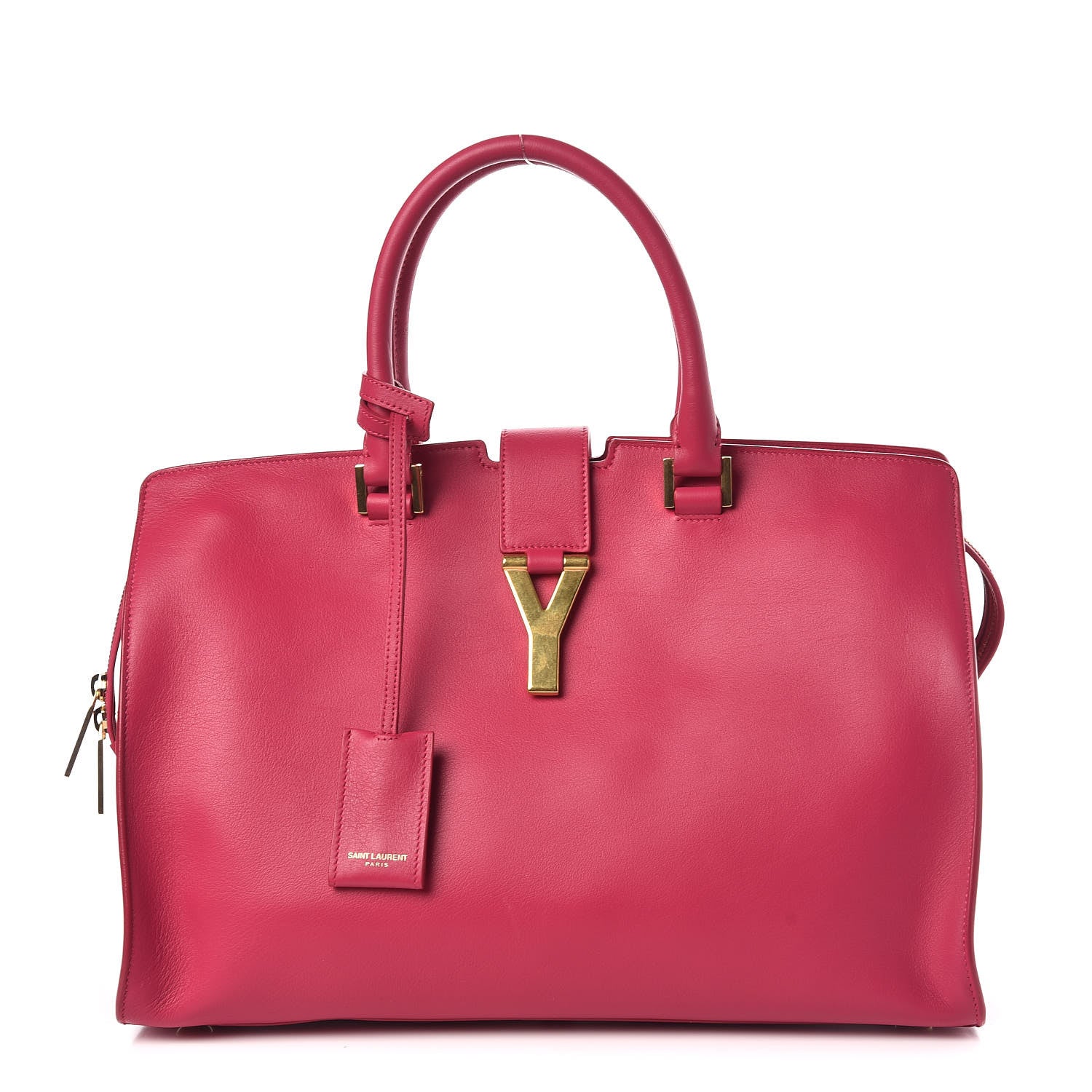 Saint Laurent Calfskin Medium Classic Y Cabas Fuchsia 1 of 14