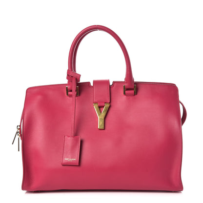 Saint Laurent Calfskin Medium Classic Y Cabas Fuchsia 1 of 14