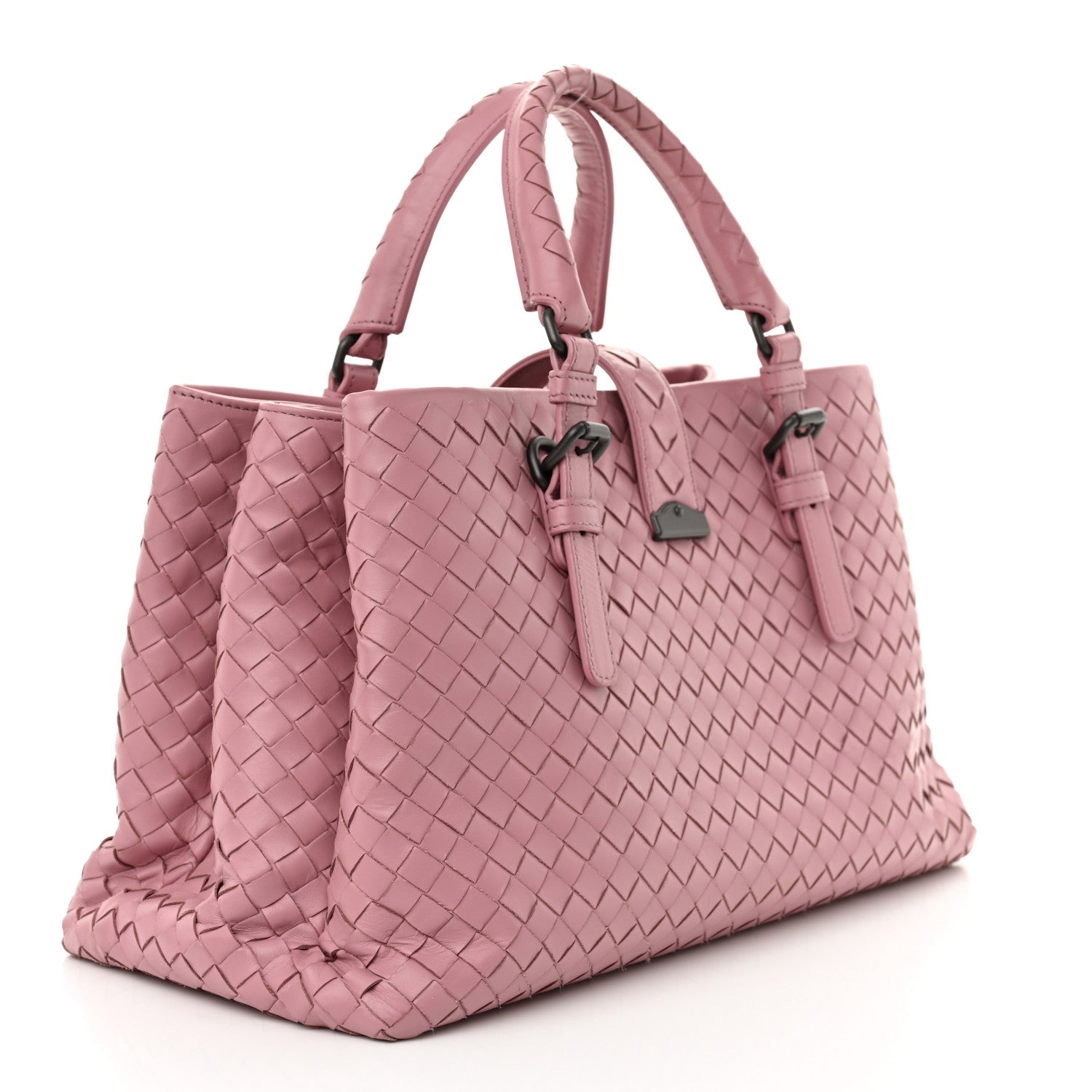 Bottega Veneta Nappa Intrecciato Small Roma Tote Mallow 3 of 11