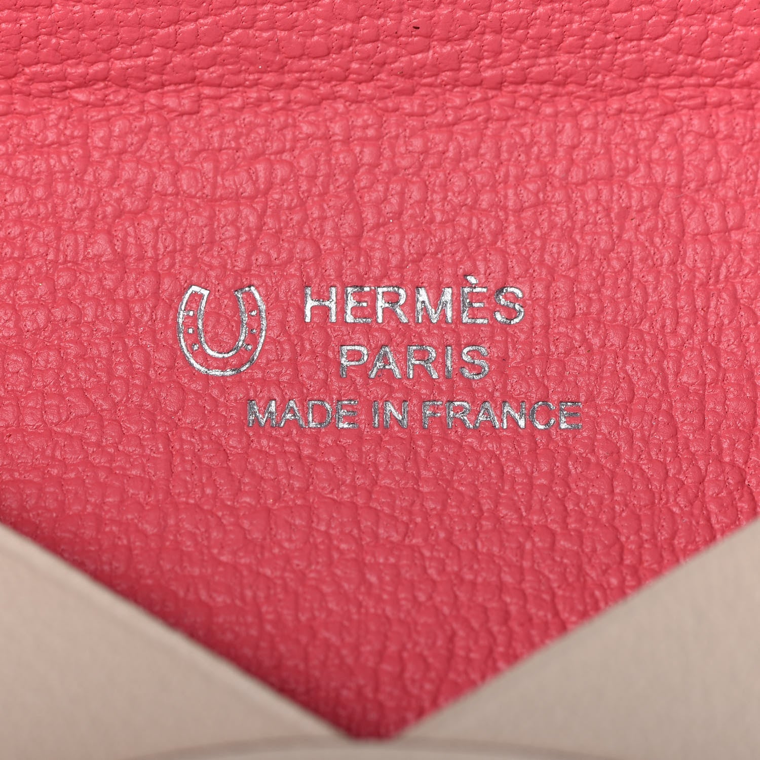 Hermes Swift Horseshoe Calvi Card Case Beton Rose Azalee 7 of 8