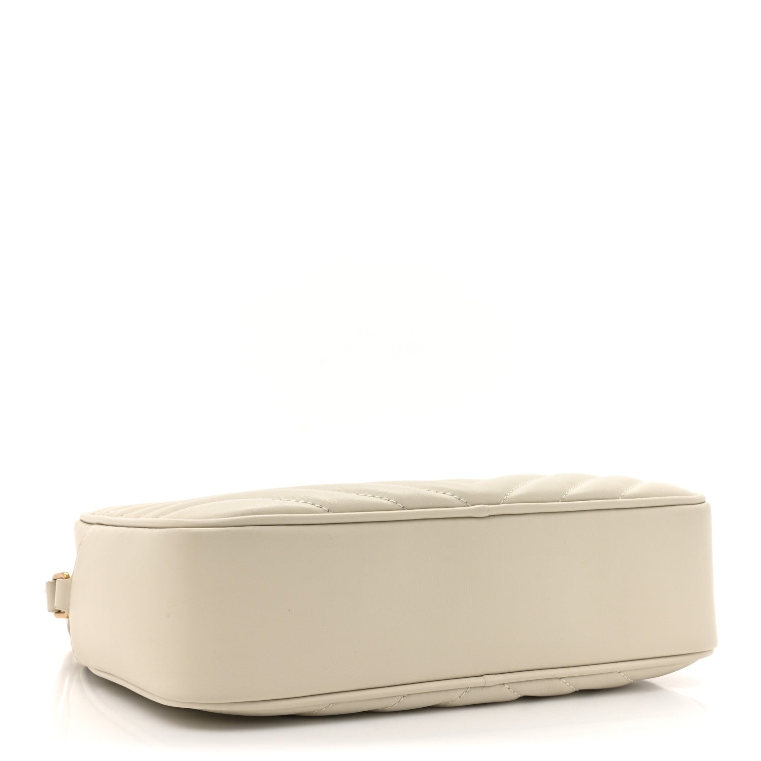 Saint Laurent Calfskin Matelasse Monogram Lou Camera Bag Crema Soft 4 of 11