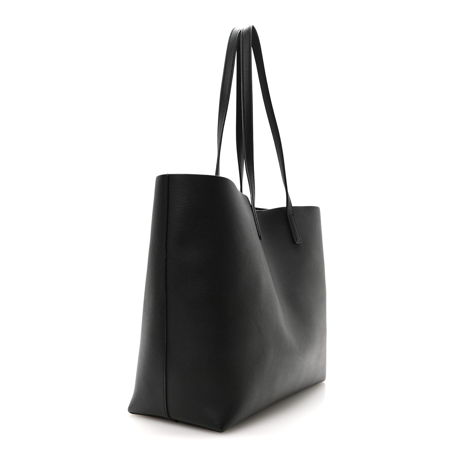 Saint Laurent Calfskin Large Shopping Tote Black 4 of 11