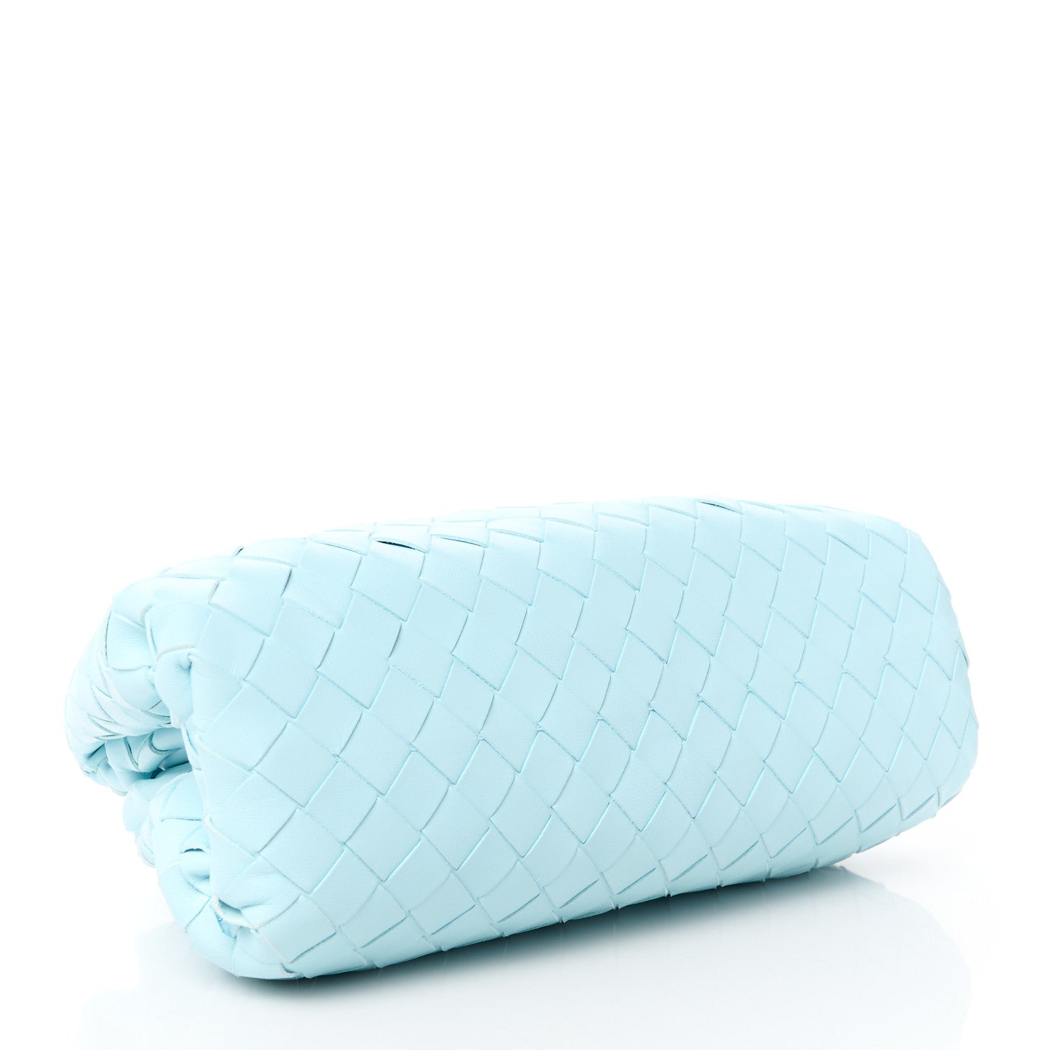 Bottega Veneta Nappa Intrecciato Teen Pouch Pale Blue 4 of 11