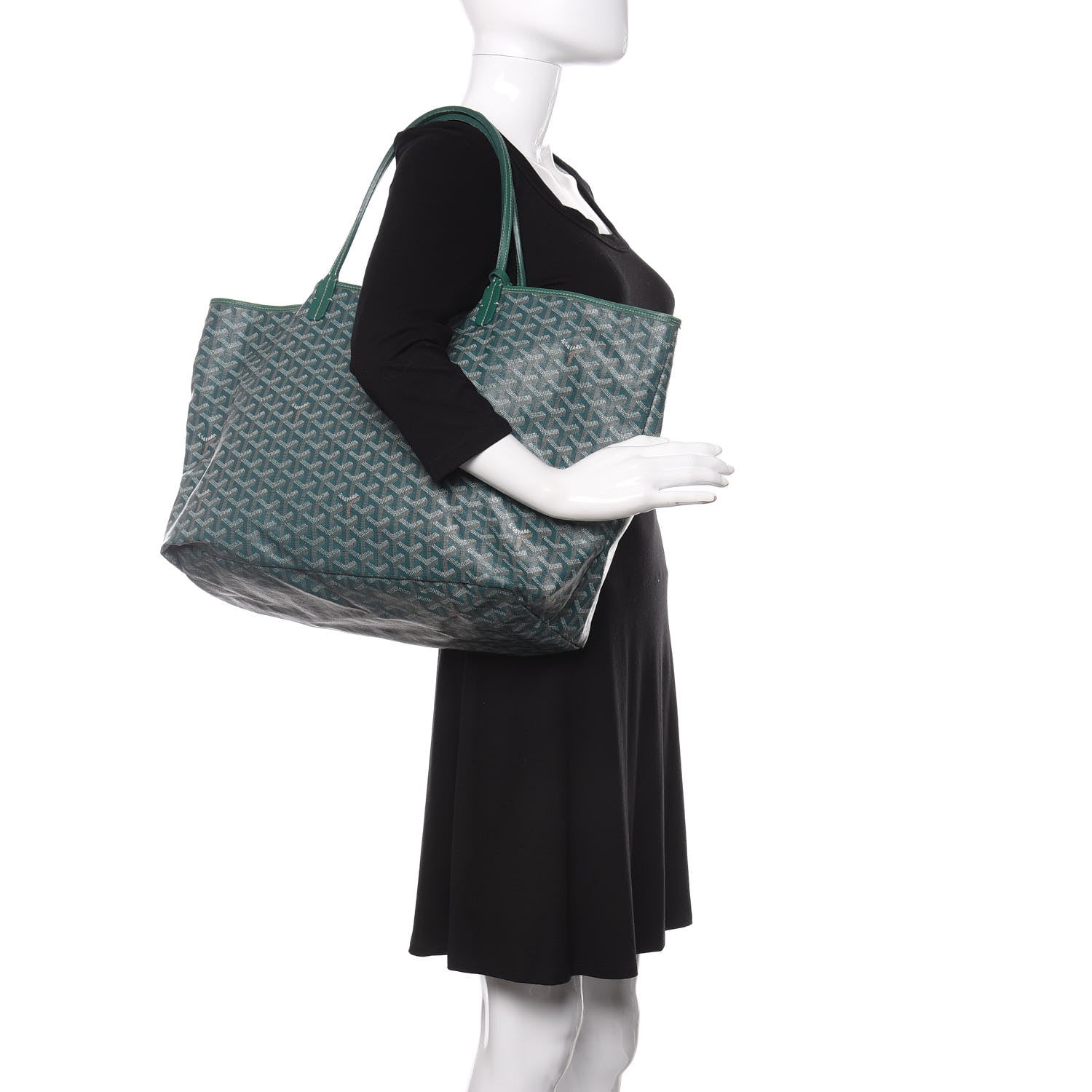 Goyard Goyardine Saint Louis GM Green 2 of 13
