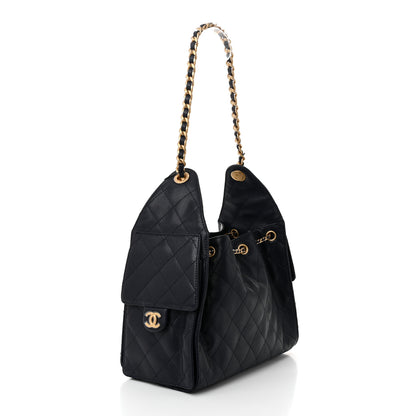 Chanel Caviar Quilted Small Chanel 25 Handbag Dark Navy 3 of 10