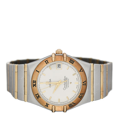 Omega Stainless Steel 18K Yellow Gold 35mm Constellation Automatic Watch White 1202.30 2 of 5