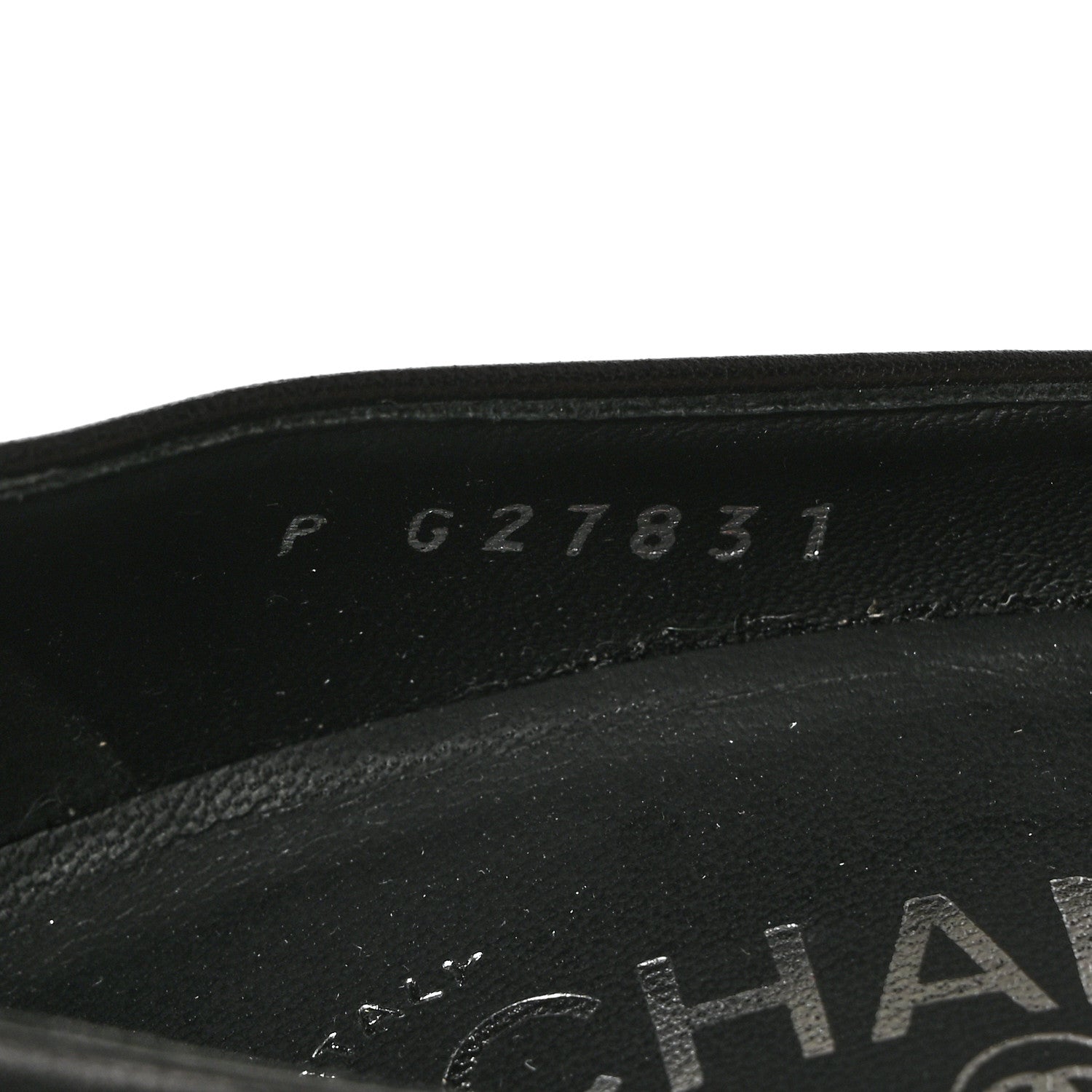 Chanel Calfskin Cap Toe CC Pumps 37 Black 7 of 9