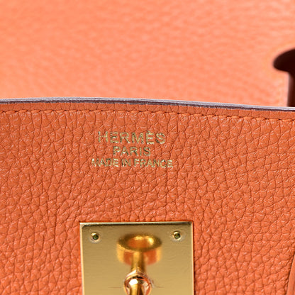 Hermes Togo Birkin 35 Orange 19 of 36