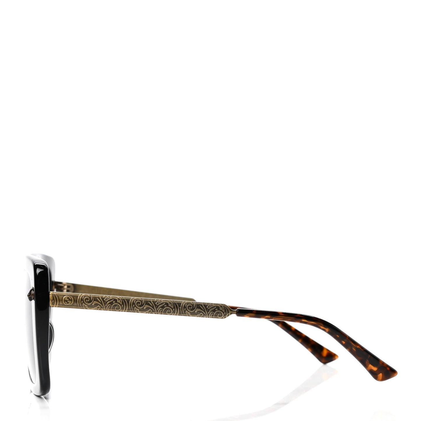 Oversize Square Sunglasses GG0216SA Black
