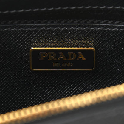 Prada Saffiano Lux Mini Galleria Double Zip Tote Black 6 of 13