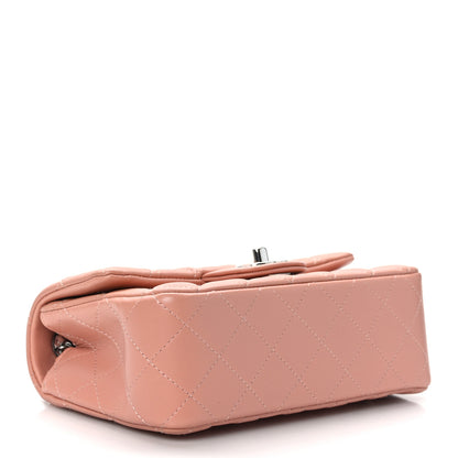 Chanel Lambskin Quilted Mini Rectangular Flap Light Pink 5 of 9