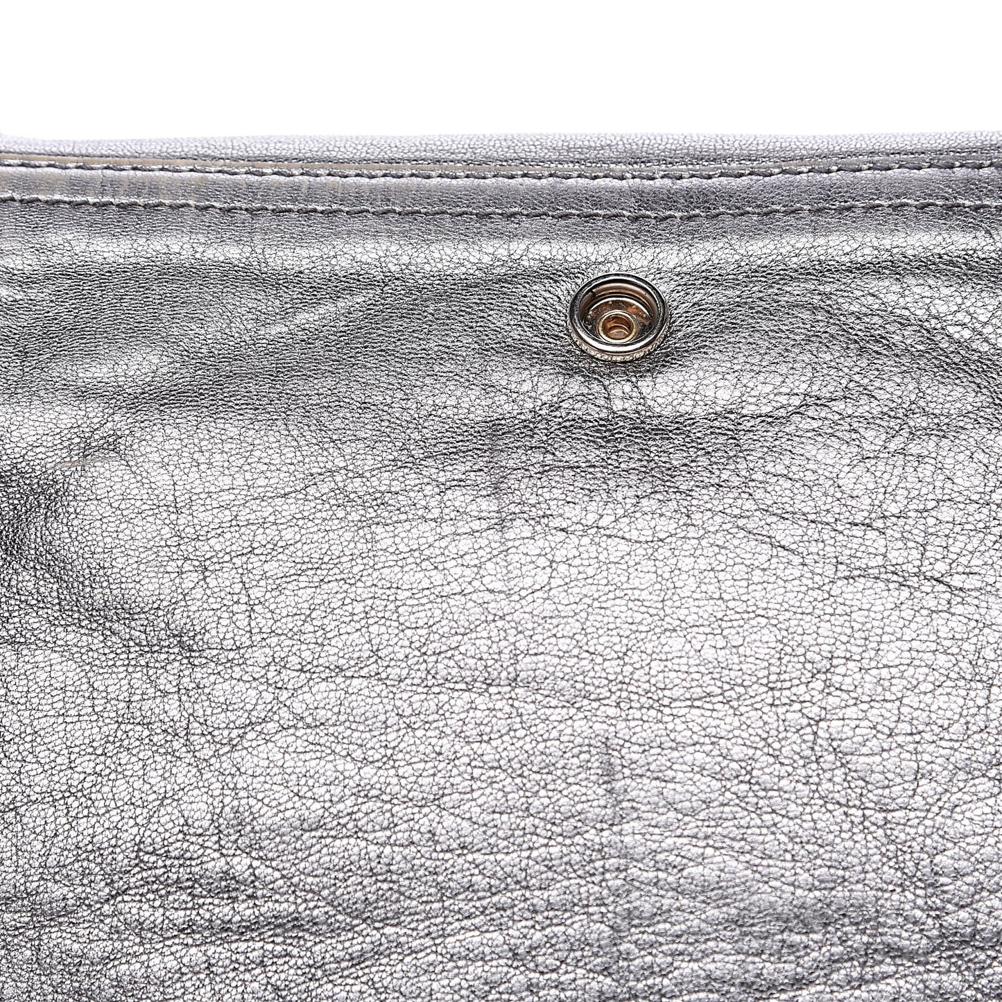 Calfskin Small Downtown Silver
