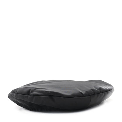 Prada Re-Nylon Metal Triangle Logo Beret L Black Black 6 of 8