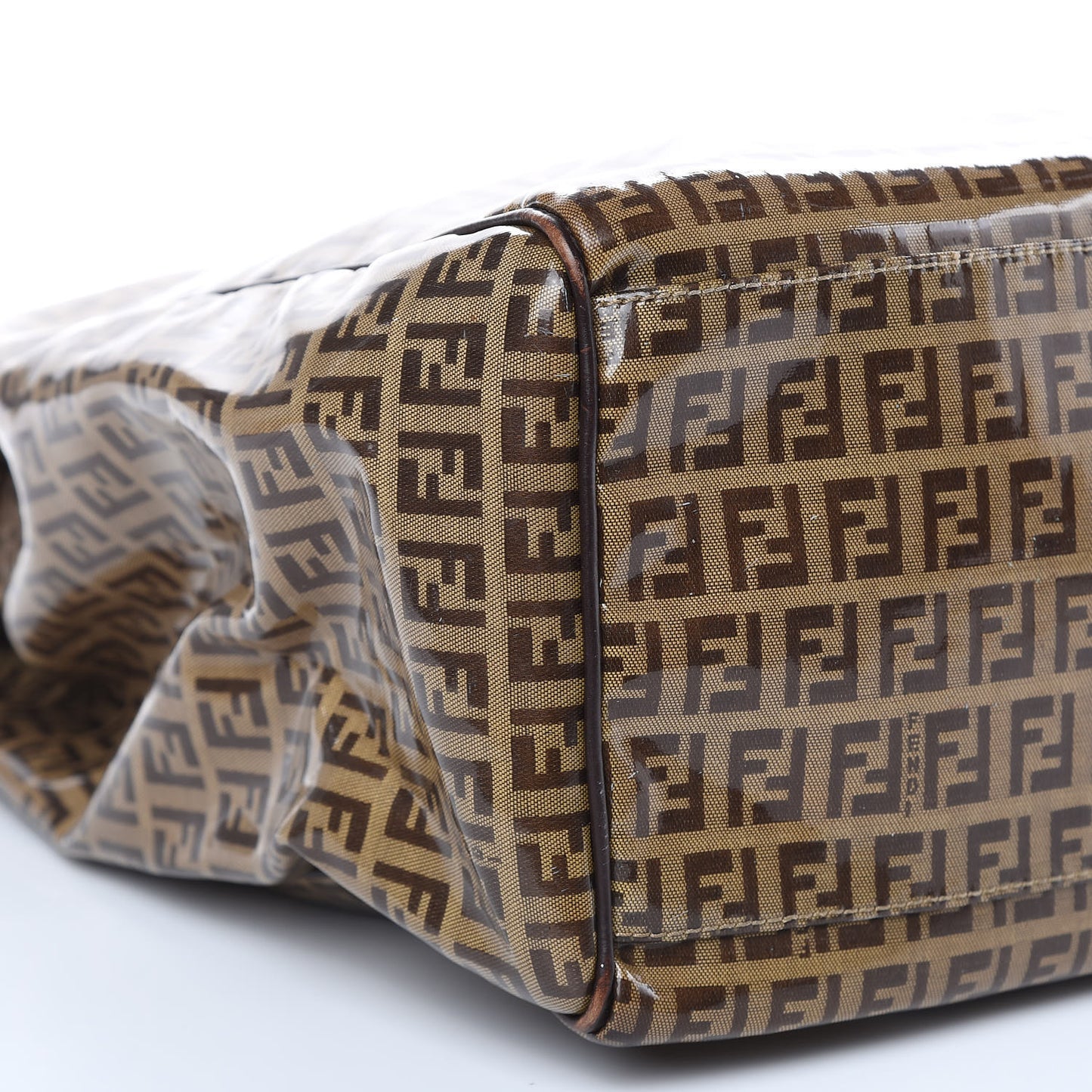 Vinyl Zucchino Large Tote Tobacco