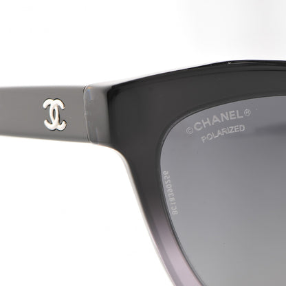 Chanel Polarized Acetate CC Cat Eye Summer Sunglasses 5350 Black 7 of 8