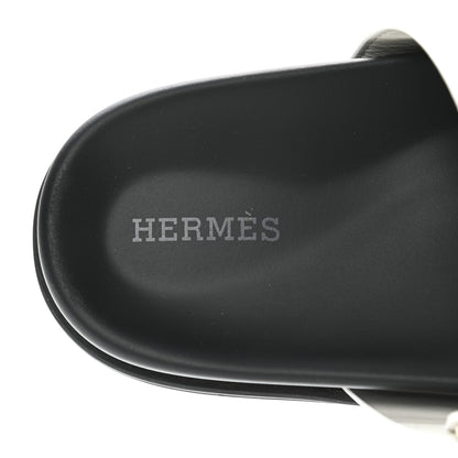 Hermes Calfskin Womens Chypre Sandals 36 White 7 of 9