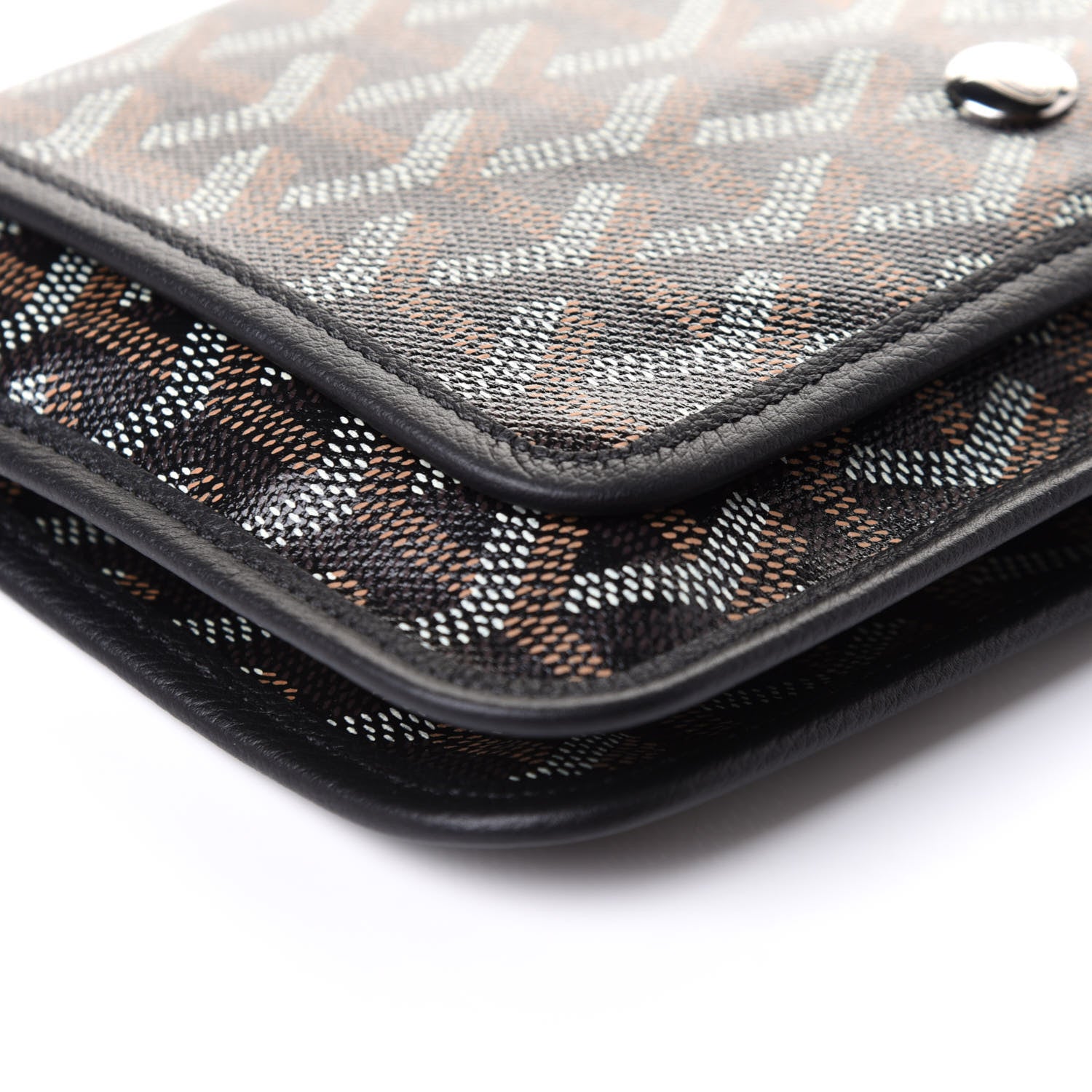 Goyard Goyardine Plumet Wallet Clutch Black 8 of 9