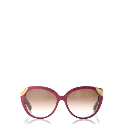 Louis Vuitton Amber Cat Eye Sunglasses Z0623W Fuchsia 2 of 9