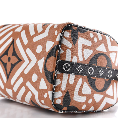 Louis Vuitton Monogram Giant Crafty Speedy Bandouliere 25 Creme Caramel 7 of 9