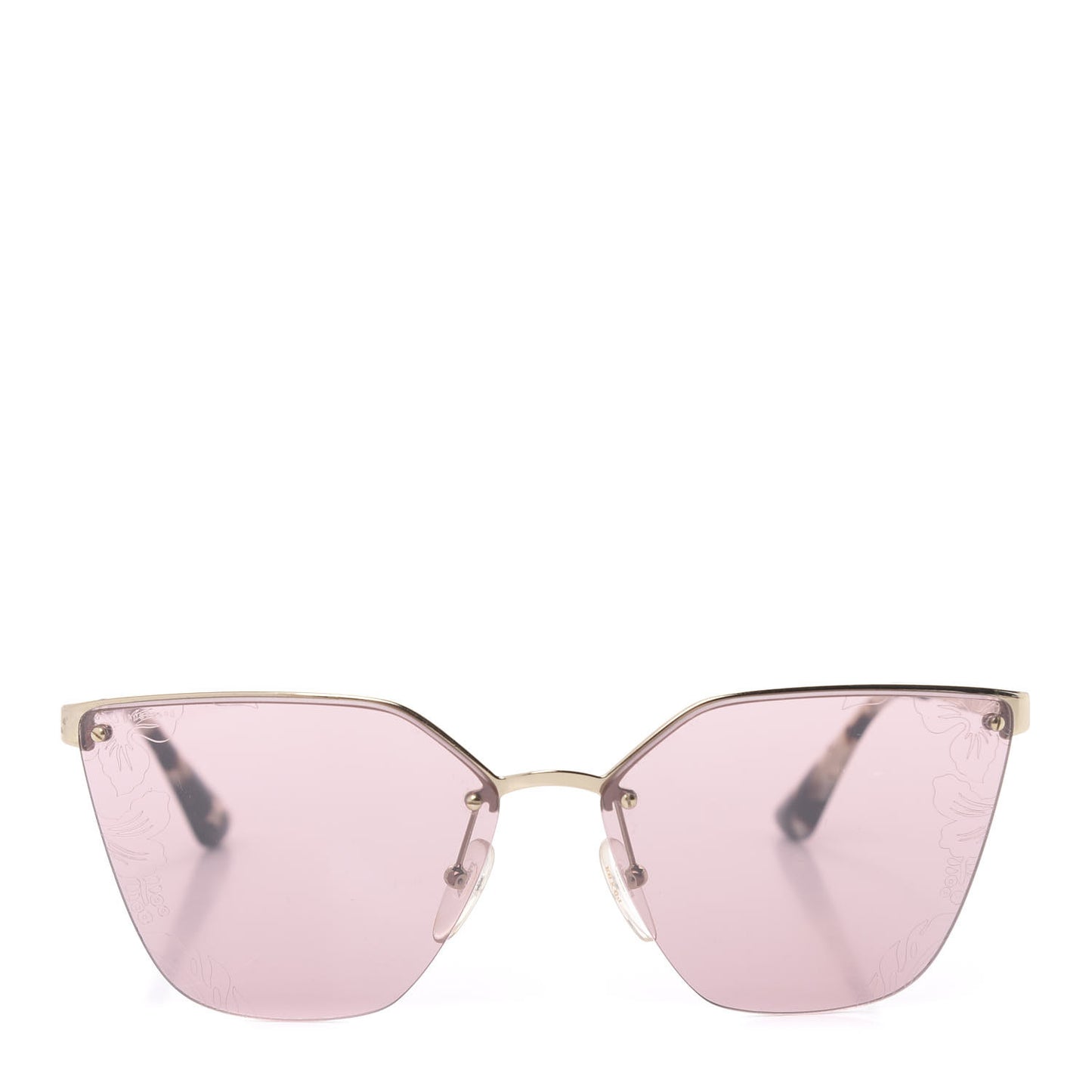 Cat Eye Sunglasses SPR 68T Pink Gold
